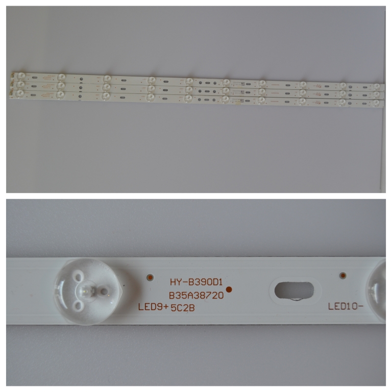 LB/40INC/CR/40T332 LED BACKLAIHT ,HY-B390D1 B35A38720, 3x10 diod 770 mm