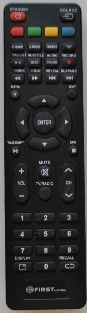 RC/FIRST/1  REMOTE CONTROL, for, FIRST Austria ,  LED ,TV ,