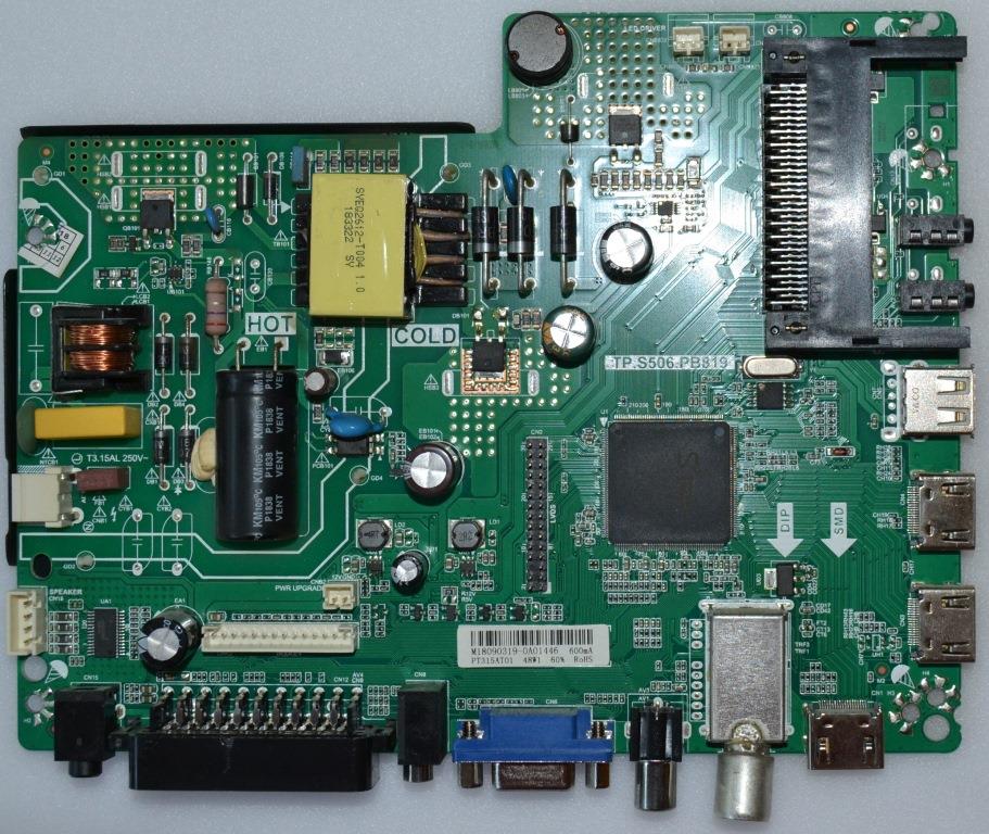 MB/TP.S506.PB819/32133 MAIN BOARD ,TP.S506.PB819,  for ,CROWN, 32133,