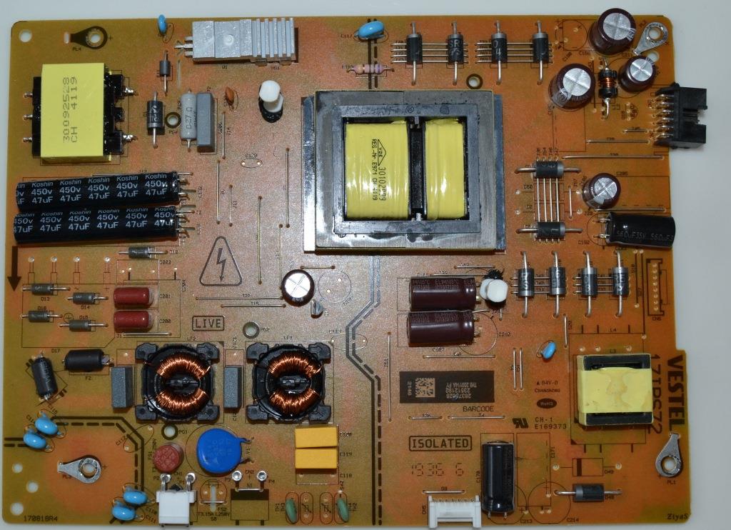 17IPS72/55INC/FIN/4 PPOWER BOARD ,17IPS72, for 55 inc DISPLAY ,28375028,23512192,170818R4,