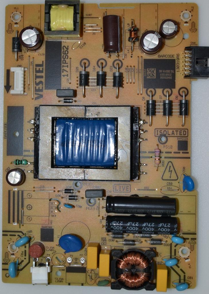 17IPS62/43INC/FINLUX POWER BOARD, 17IPS62, for 43 inc DISPLAY ,28405556,23581201,130319R6,