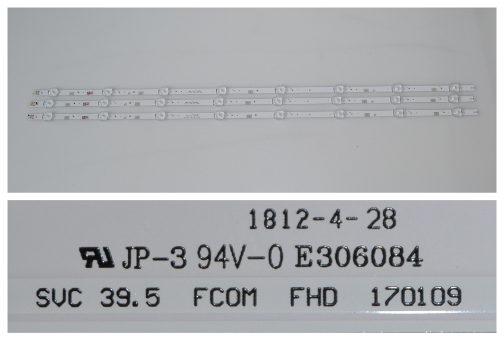 LB/40INC/SAM/40J5XXX LED BACKLAIHT ,SVS 39.5 FCOM FHD 170109, 3x8 diod 770mm