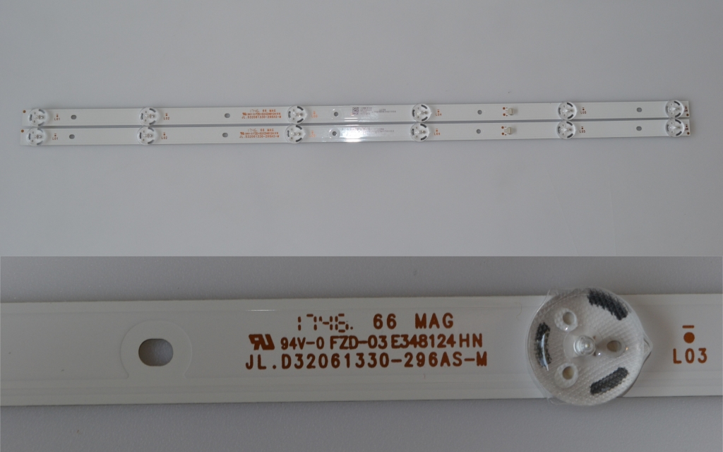 LB/32INC/UTOK LED BACKLAIHT,JL.D32061330-296AS-M ,2X6 DIOD 3V,560mm