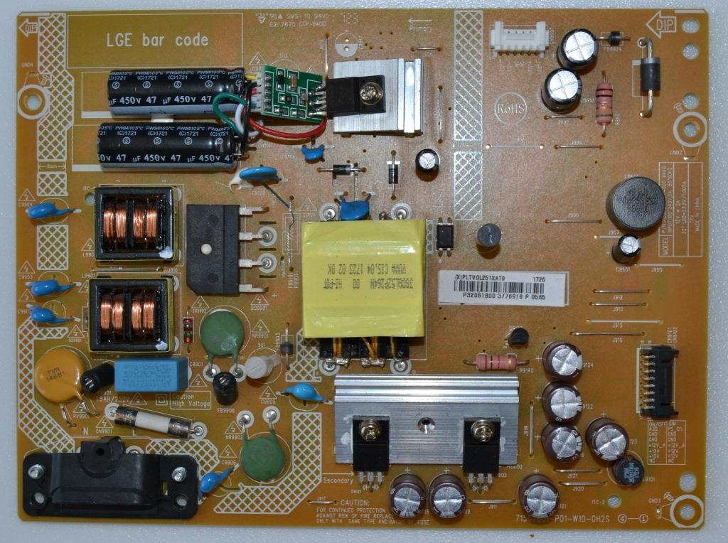 PB/LG/32LJ500V/REM POWER BOARD ,715G7801-P01-W10-0H2S, for ,LG 32LJ500V,