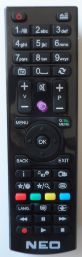 RC/4870/NEO/VES  REMOTE CONTROL, RC4870, for, NEO  LED  TV ,