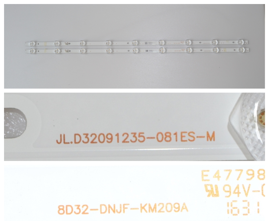 LB/32INC/AR/32DN6T2/1 LED BACKLAIHT,JL.D32091235-081ES-M,8D32-DNJF-KM209A,, 2X9 diod 580mm 3V
